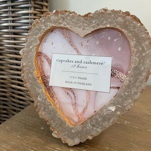 Cupcakes & Cashmere Heart 5x5 Picture Frame